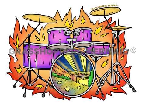 Red Rocks Fire Drum Solo