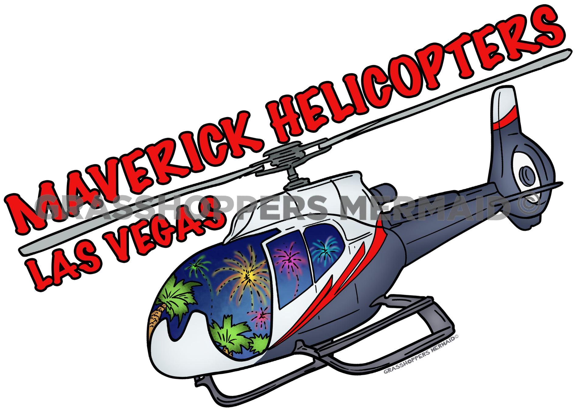 Firework Helicopter