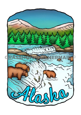 Waterfall Bears