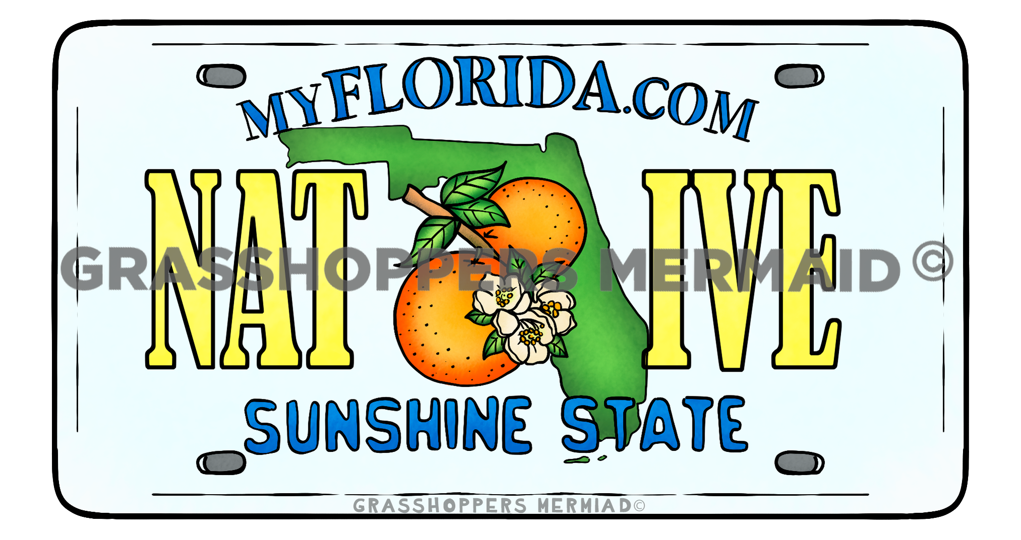 Florida License Plate