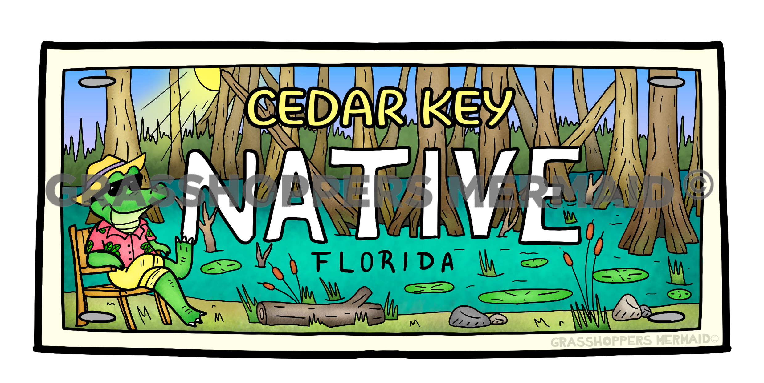Florida Native Swamp – Grasshopper's Mermaid