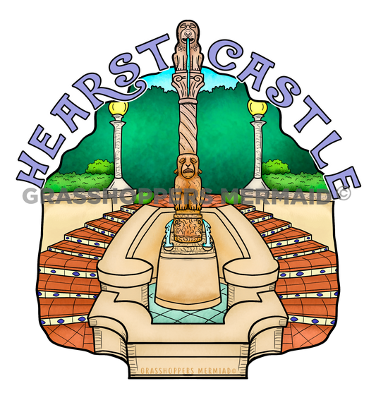 Hearst Castle Fountain