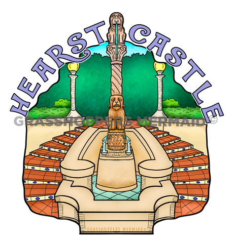 Hearst Castle Fountain