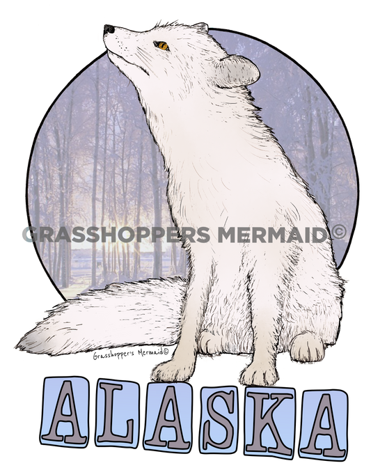 Arctic Fox Snow Day