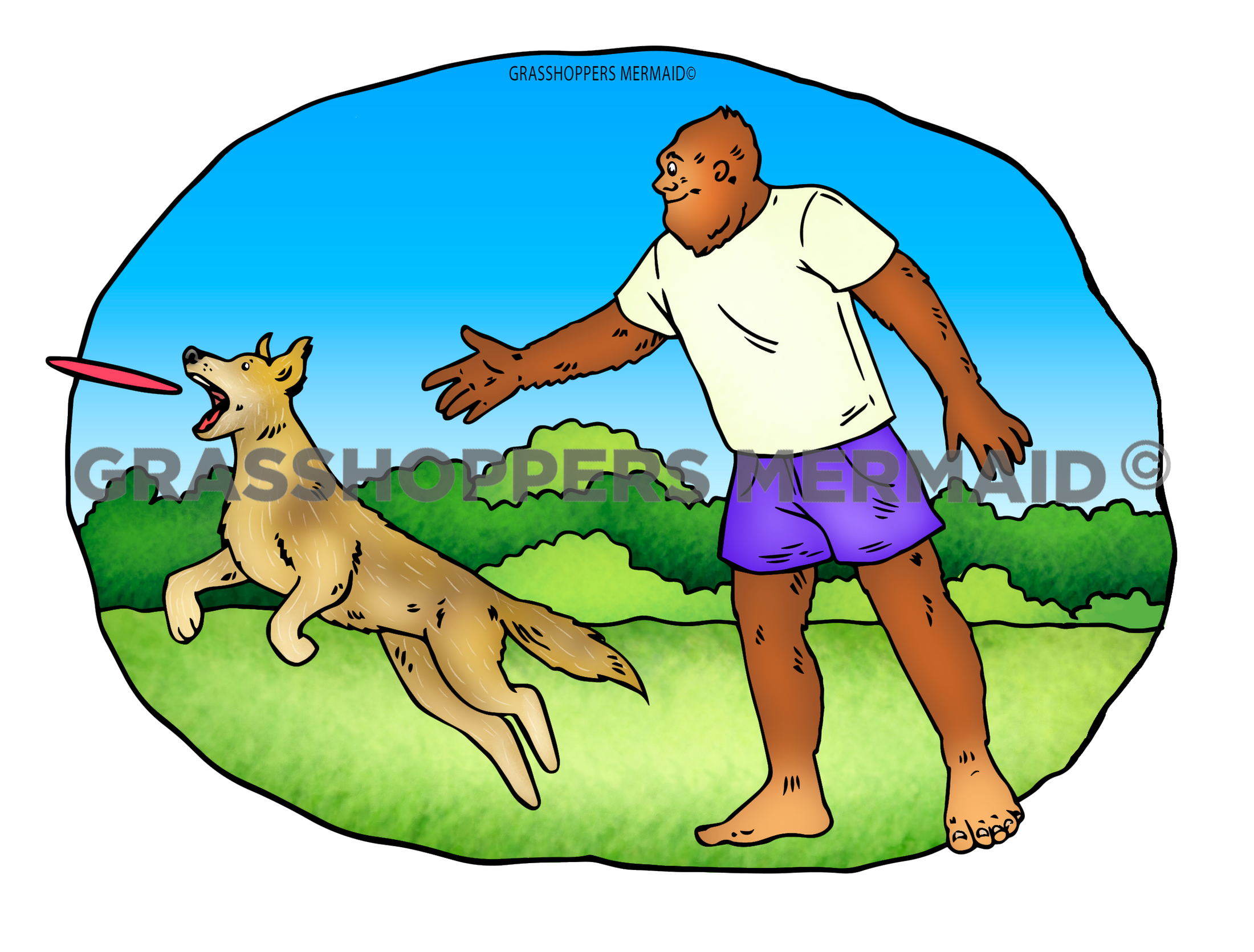 Bigfoot Frisbee