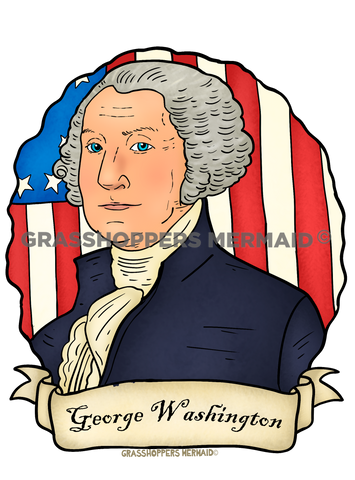 George Washington & Flag