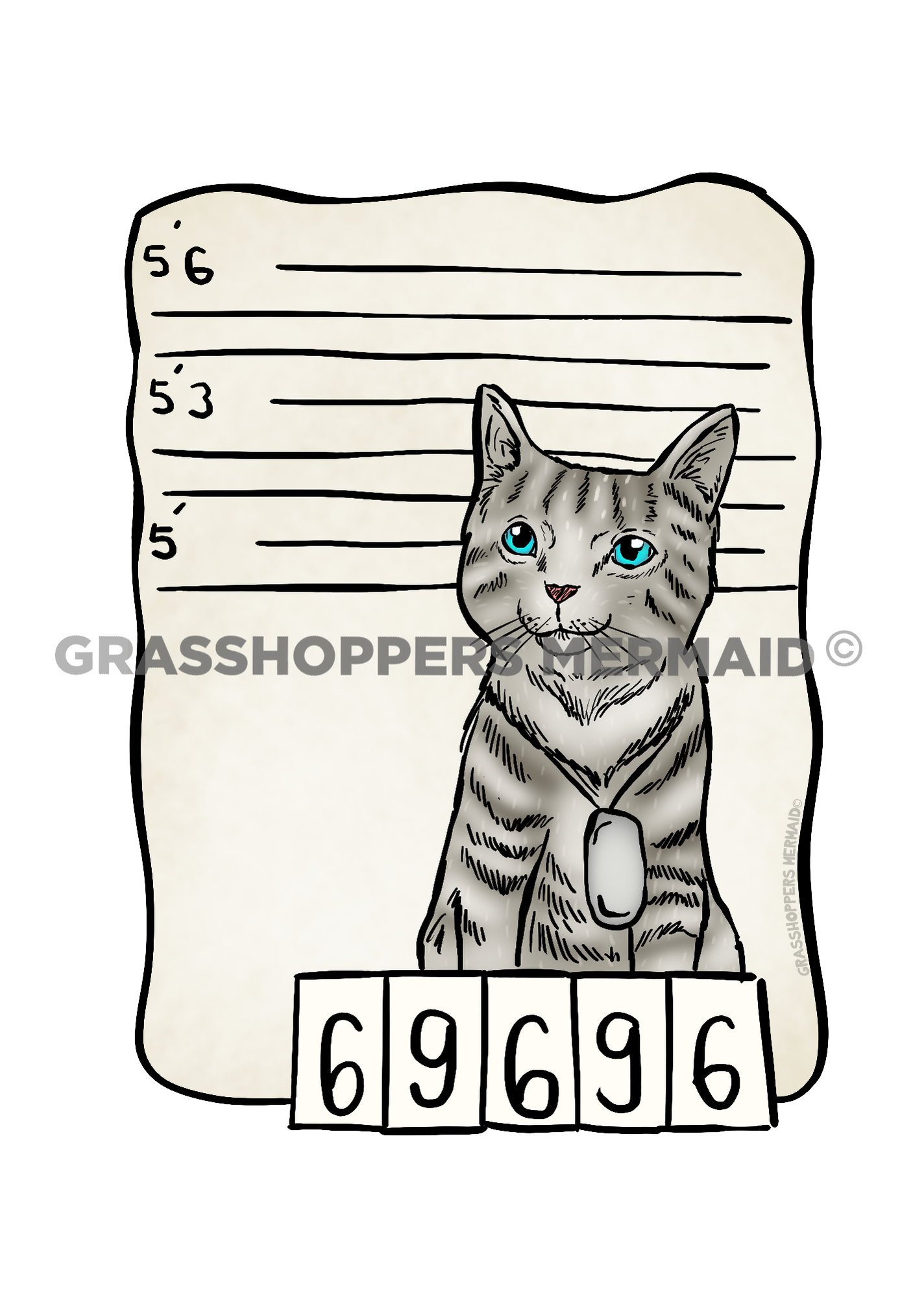 George the Cat Mugshot