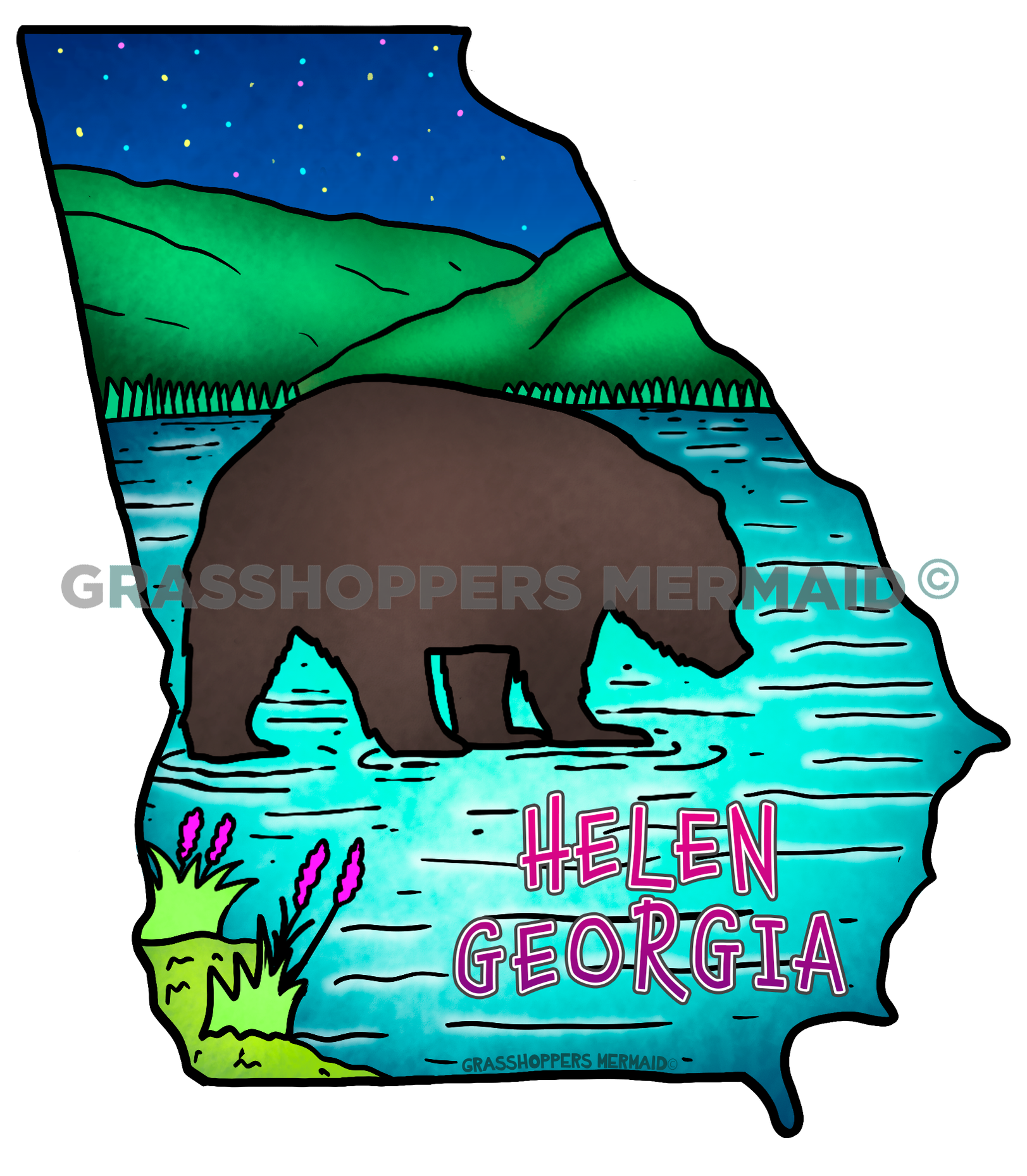 Georgia Outline & Bear