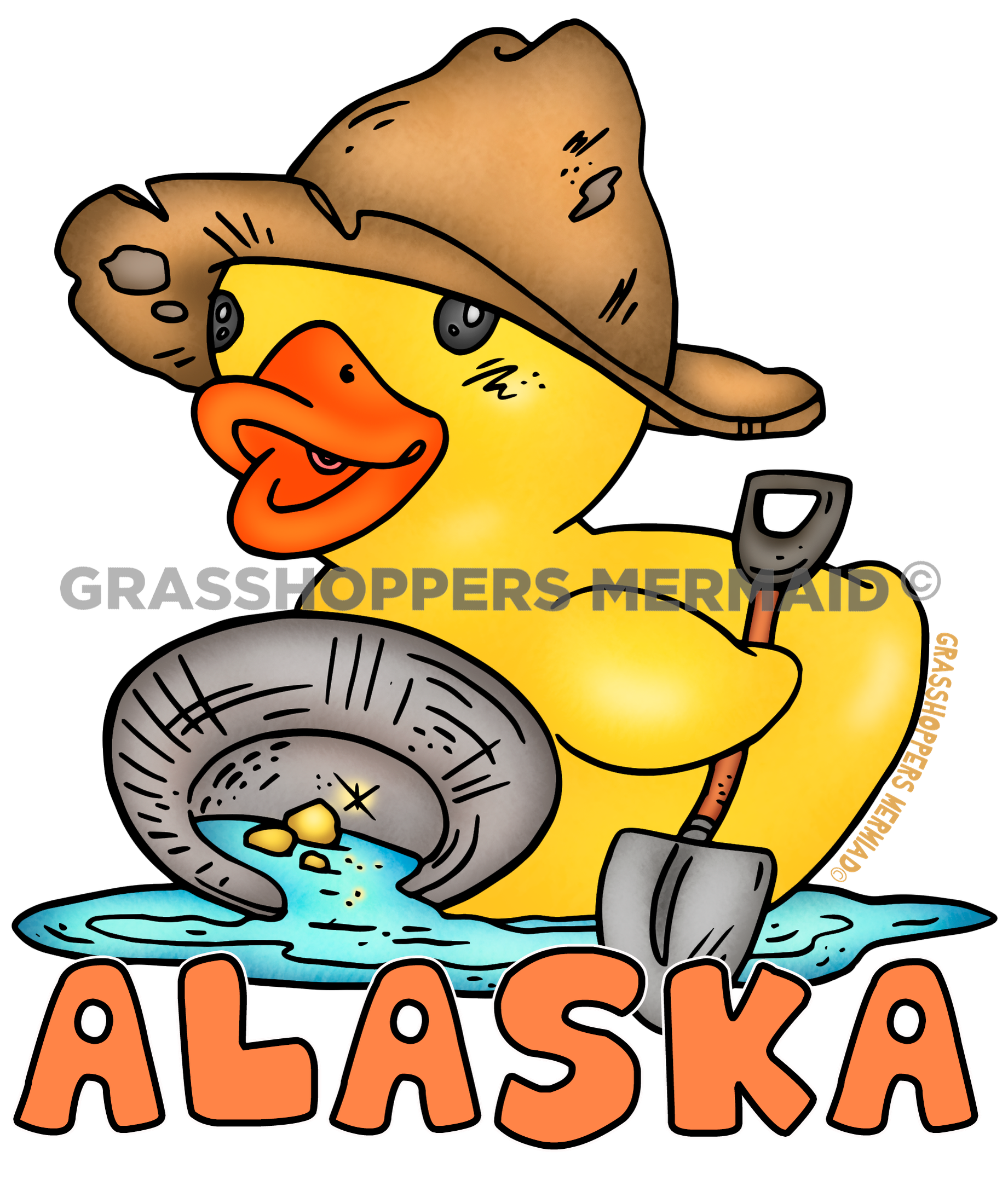 Gold Panning Duck