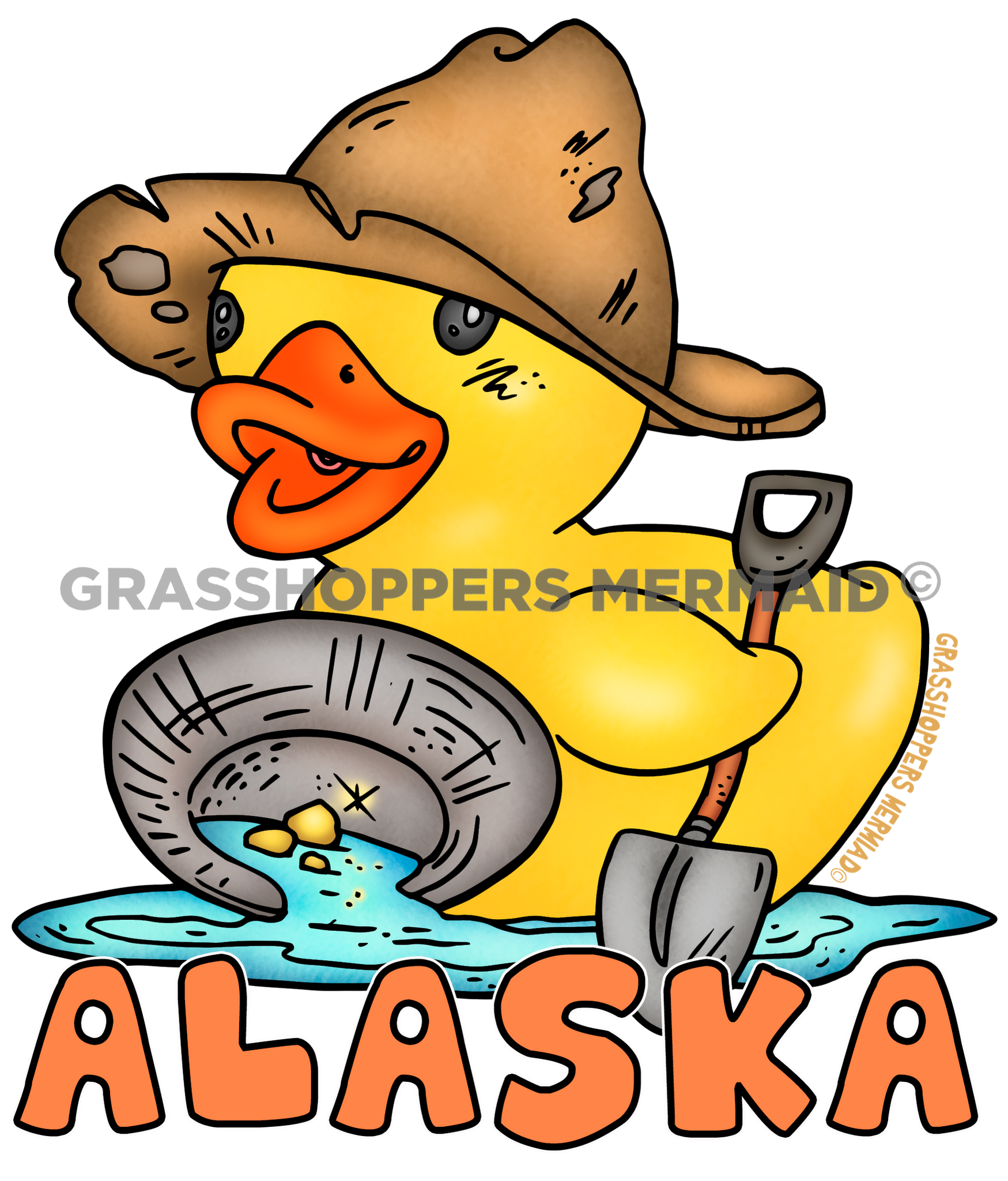 Gold Panning Duck