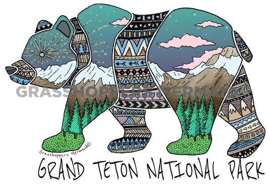 Grand Teton Aztec Bear