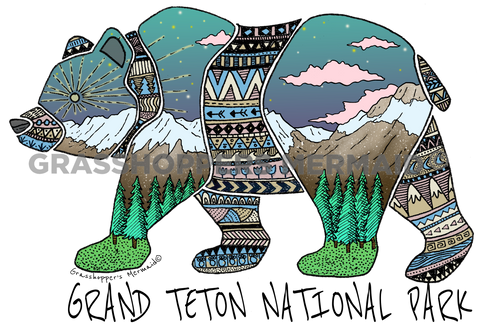 Grand Teton Aztec Bear