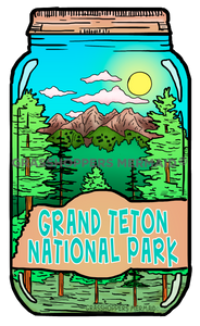 Grand Teton Mason Jar