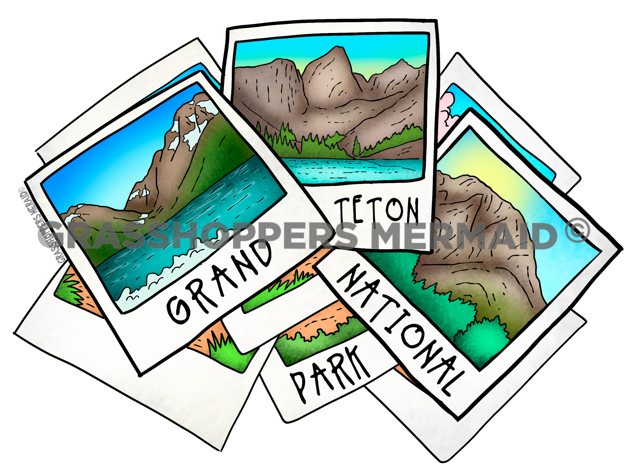 Grand Teton Polaroids