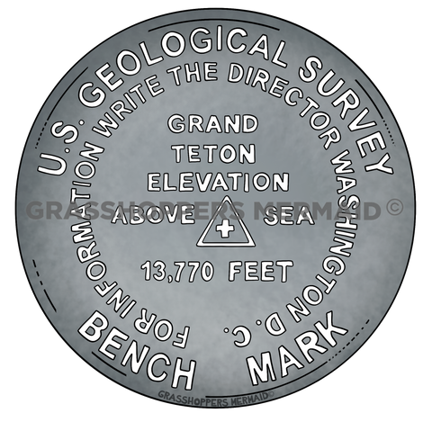 Grand Teton Survey Marker