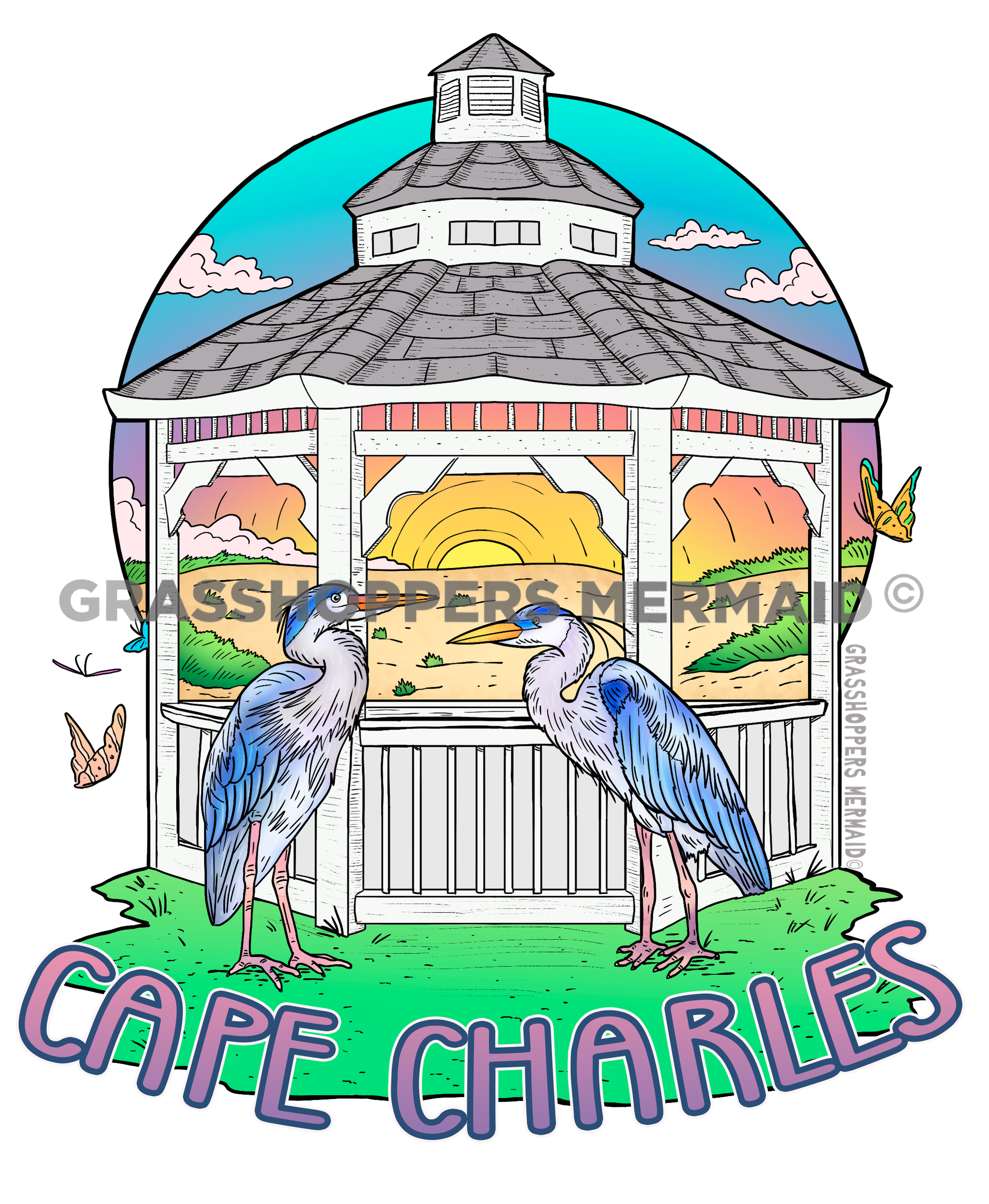 Gazebo Herons