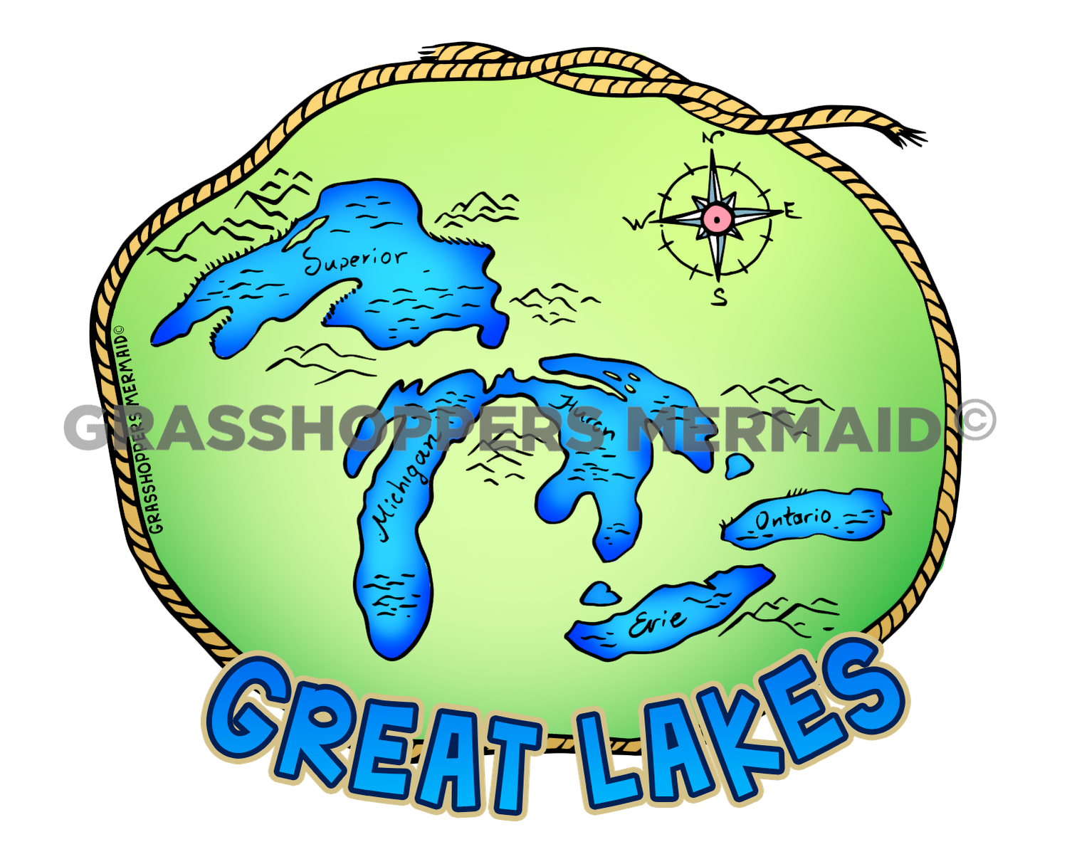 Great Lakes Map