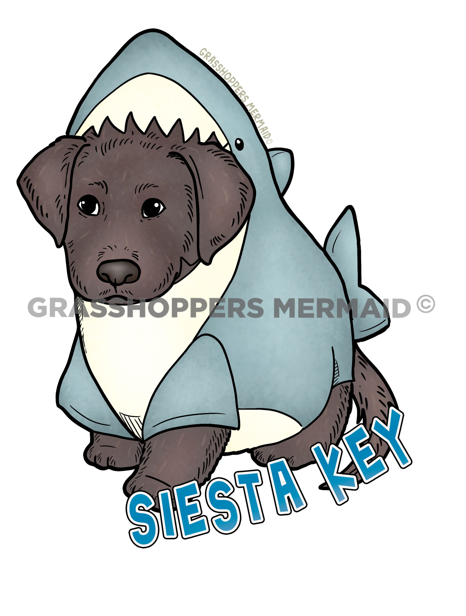 Great White Black Lab Pup