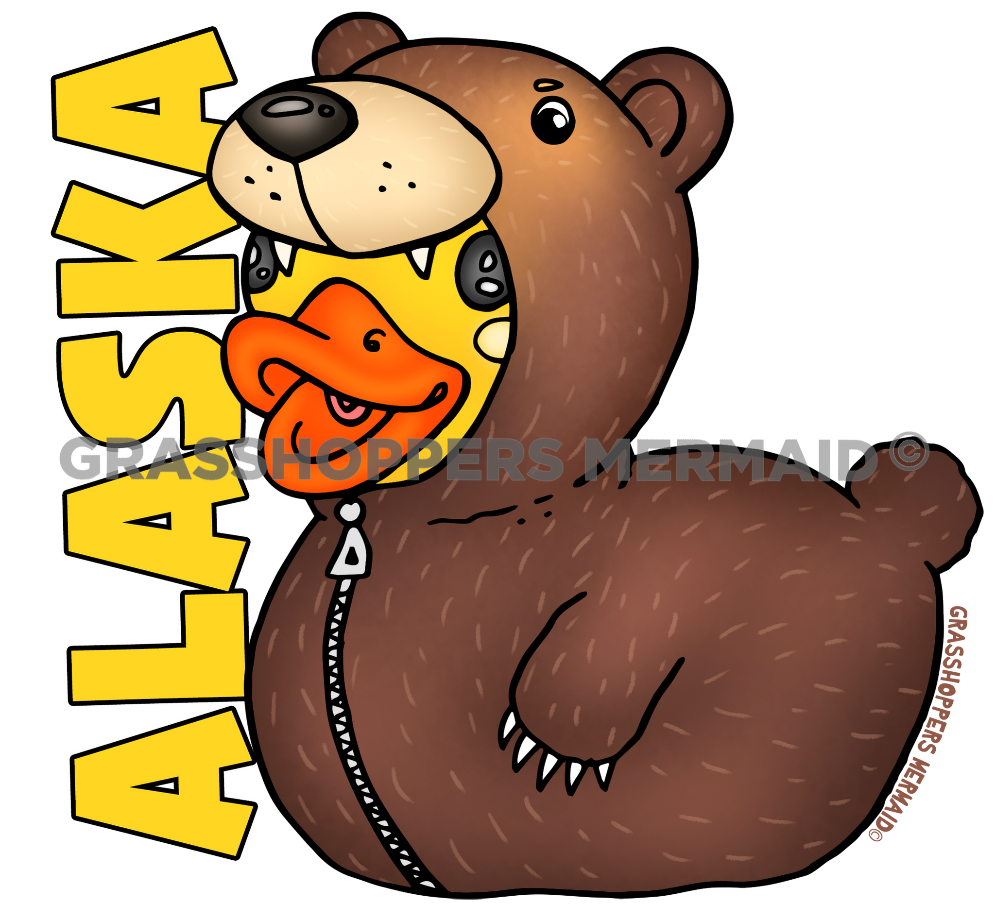 Grizzly Bear Duck