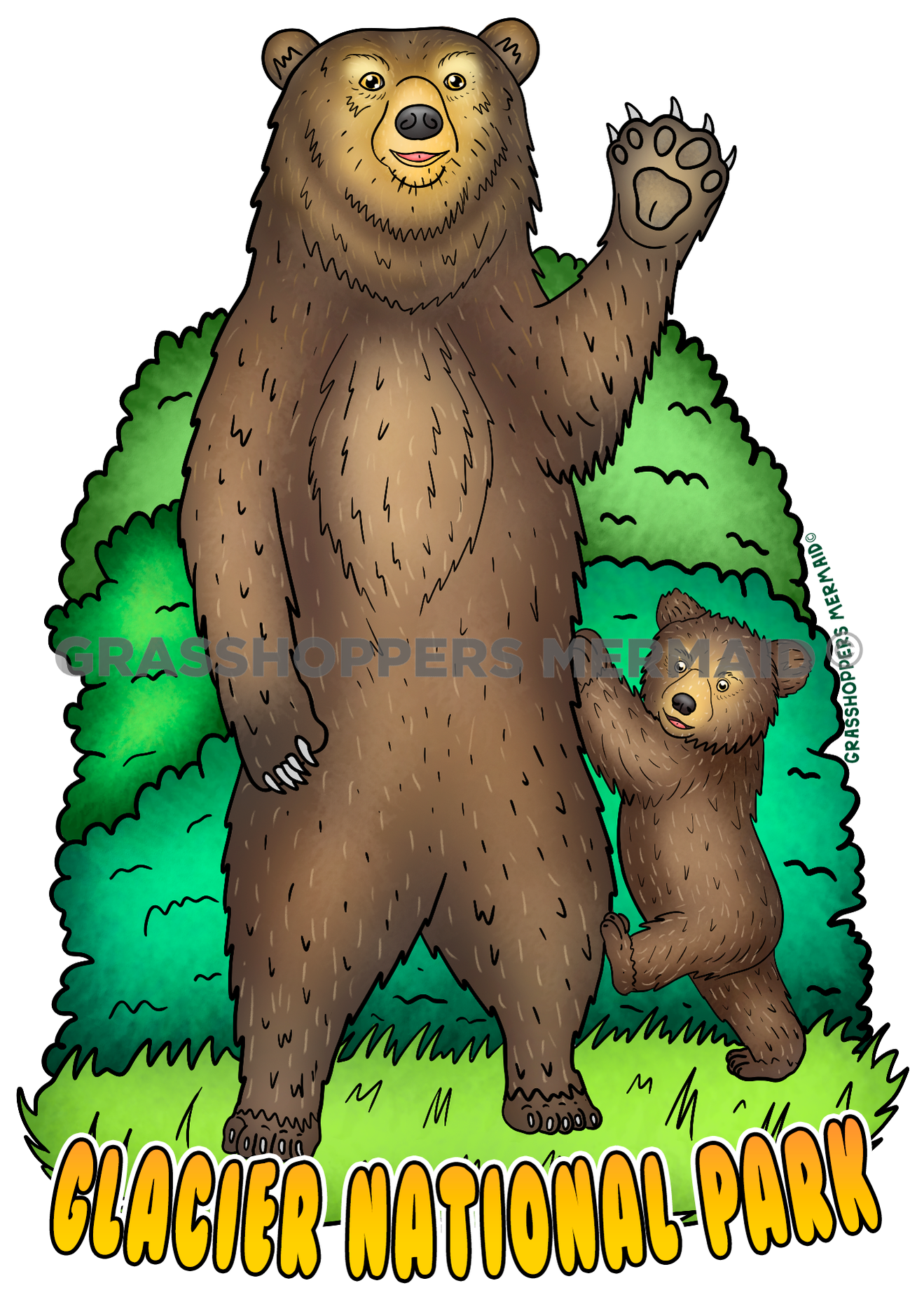 Grizzly & Baby