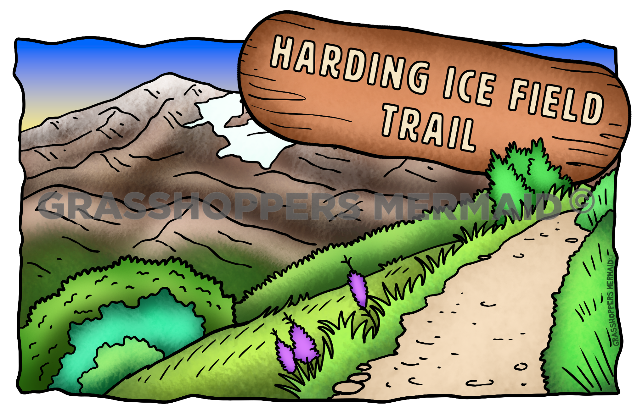 Harding Ice Field Trail