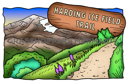 Harding Ice Field Trail