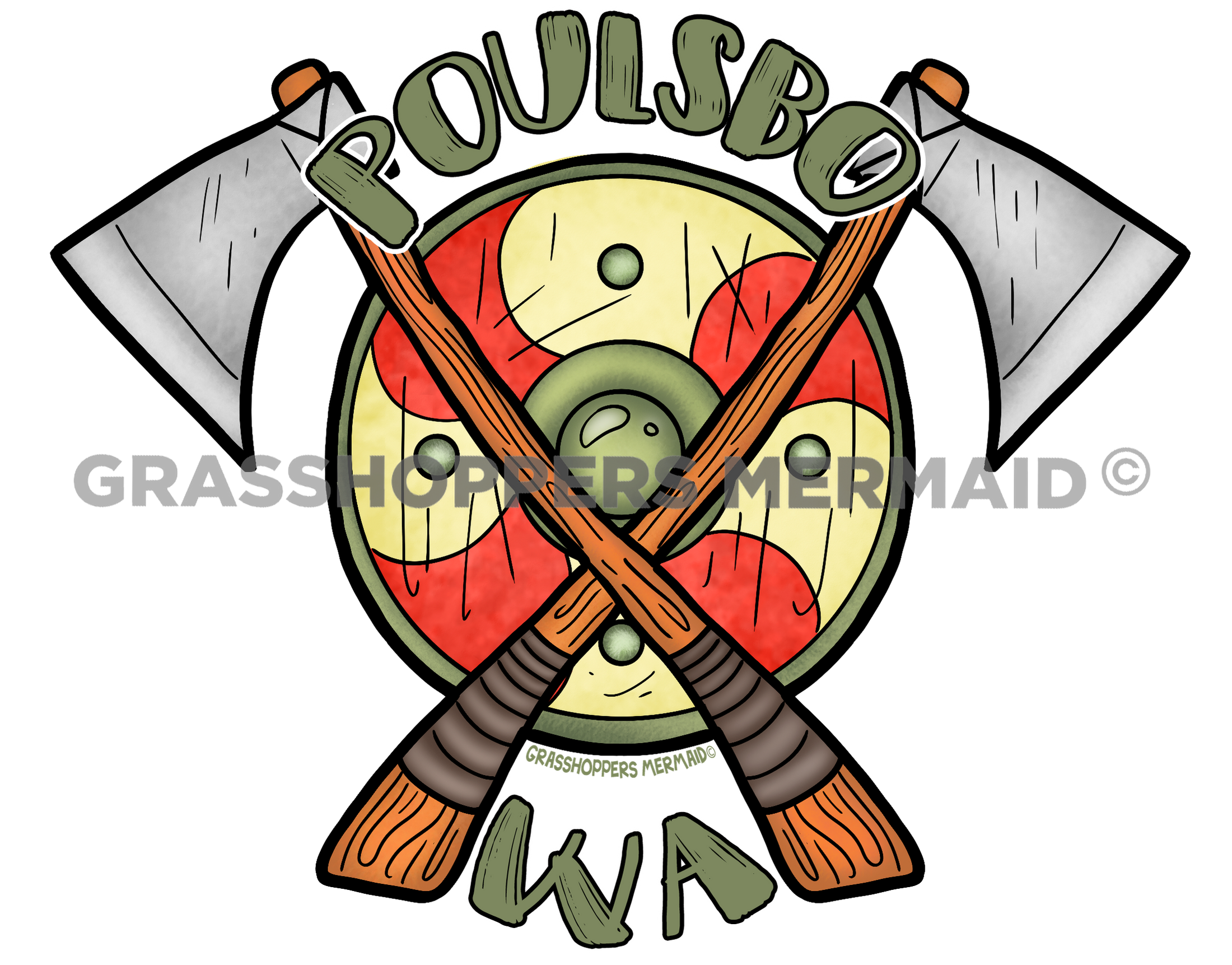 Viking Hatchet & Shield