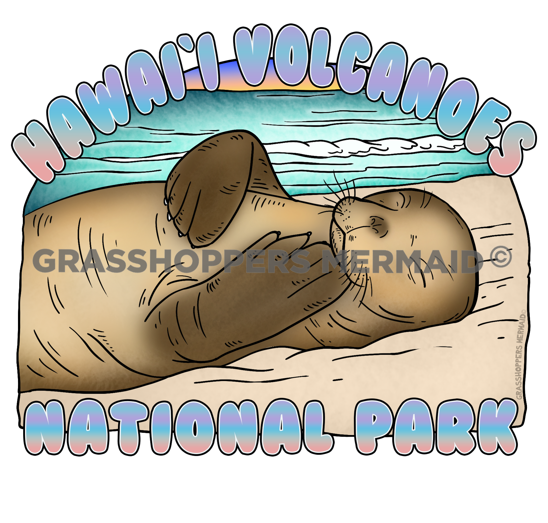 Hawaiian Monk Seal Nap