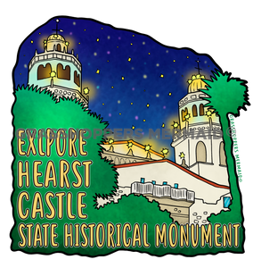 Hearst Castle at Night