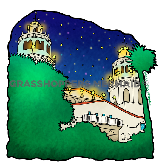 Hearst Castle at Night