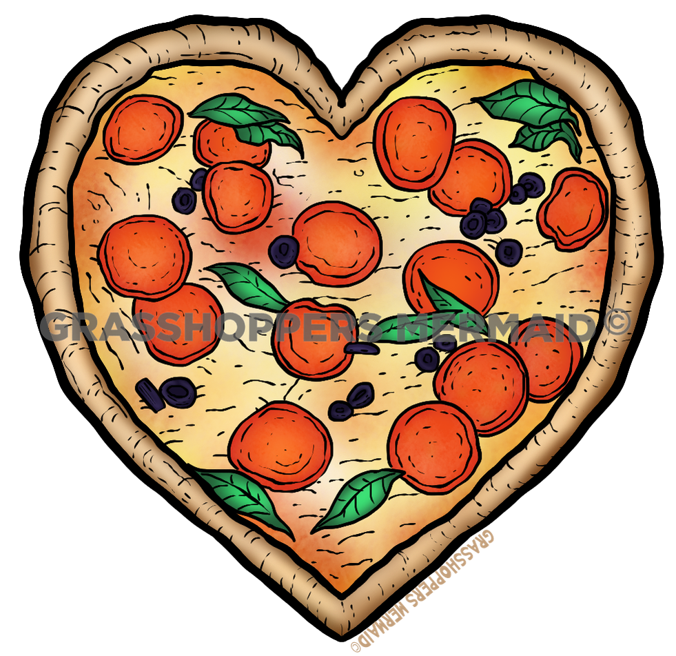 Heart Shaped Pizza