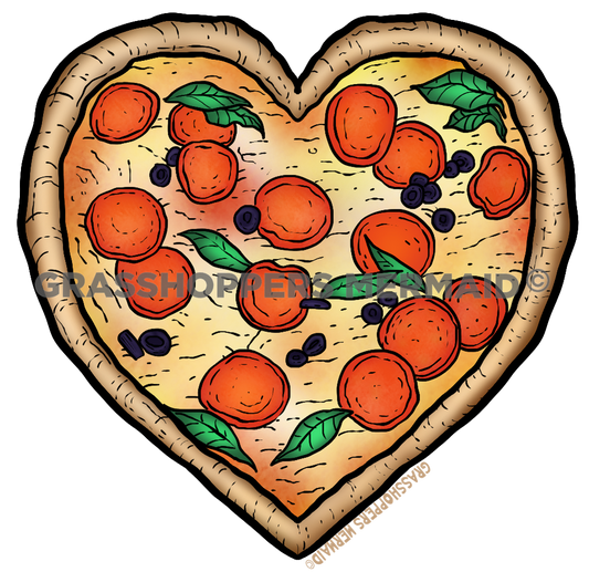 Heart Shaped Pizza