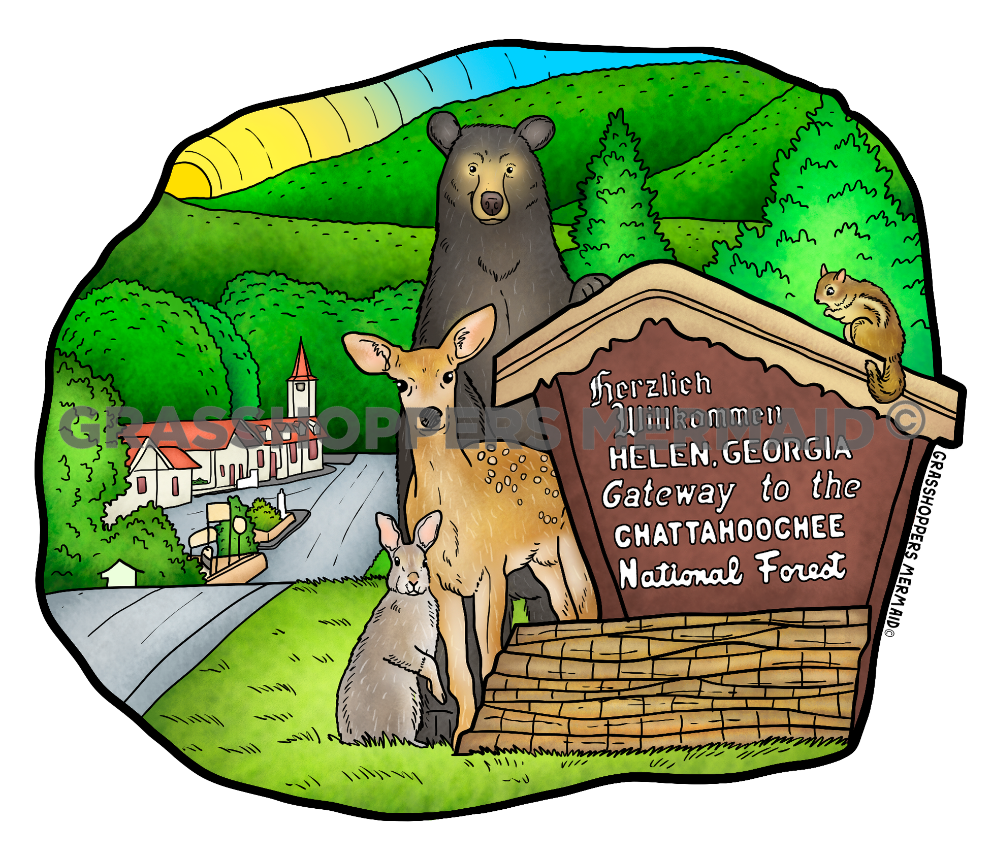 Helen GA Animal Welcome