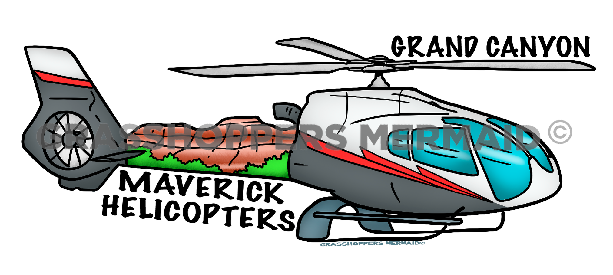 Helicopter Grand Canyon Broom