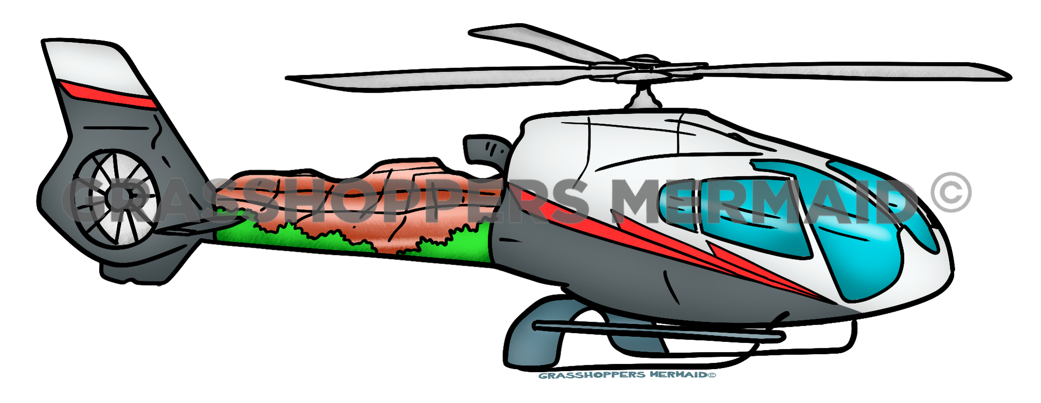 Helicopter Grand Canyon Broom