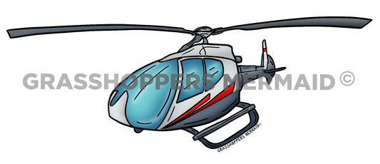 Helicopter Long Propeller