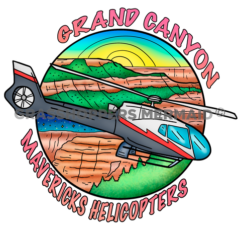 Helicopter North & South Rim