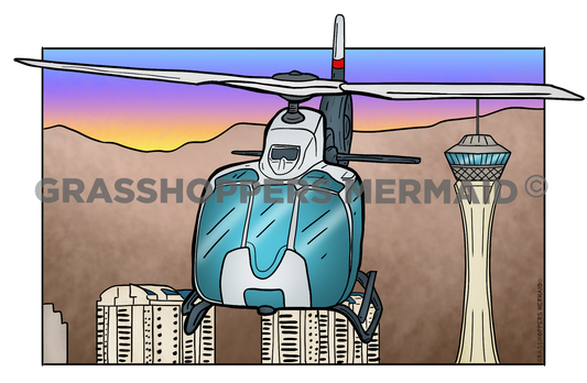 Helicopter Over Vegas