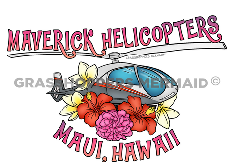 Helicopter Tropical Flowers