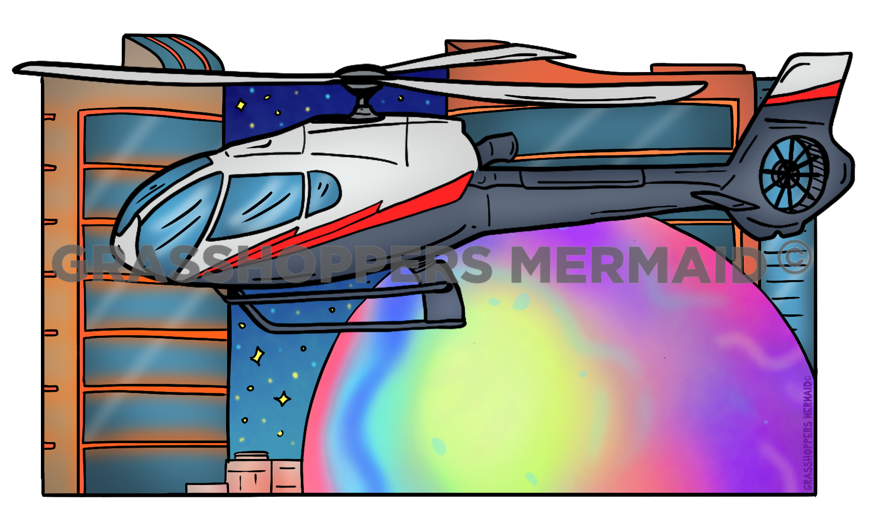 Helicopter & Sphere