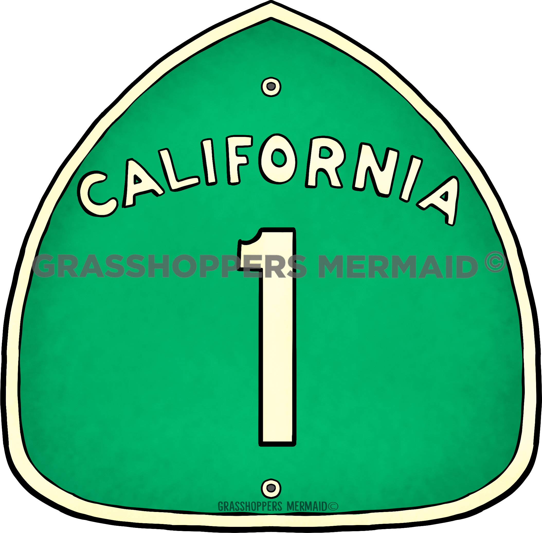 Highway 1 Sign