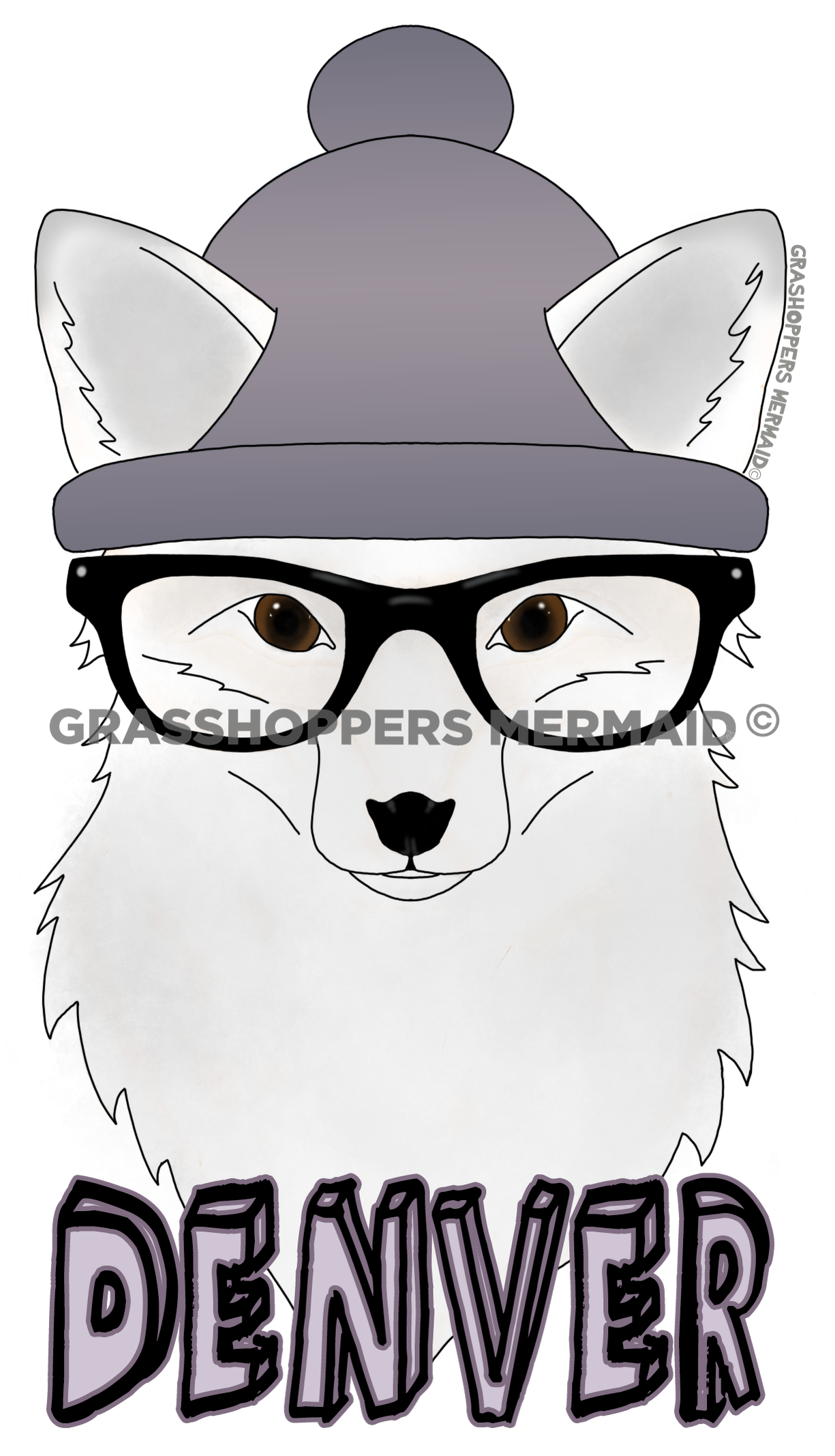 Hipster Arctic Fox