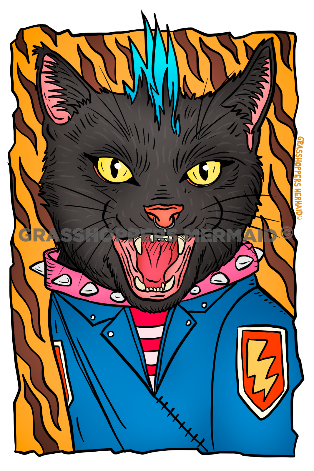 Hiss Rockstar Cat