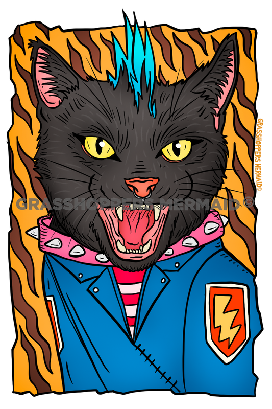 Hiss Rockstar Cat