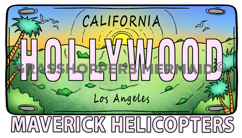 Hollywood Greenery License Plate