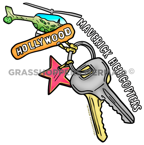 Hollywood Keychain