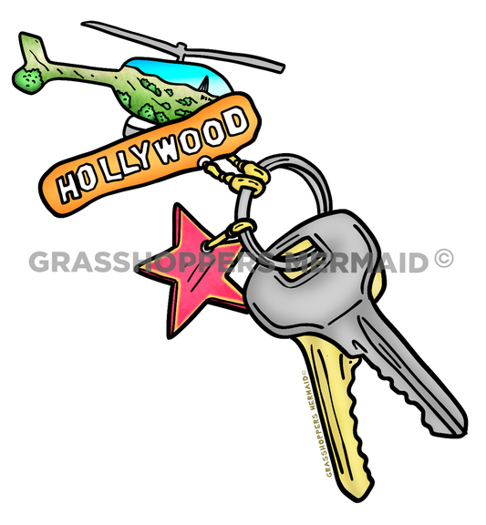 Hollywood Keychain