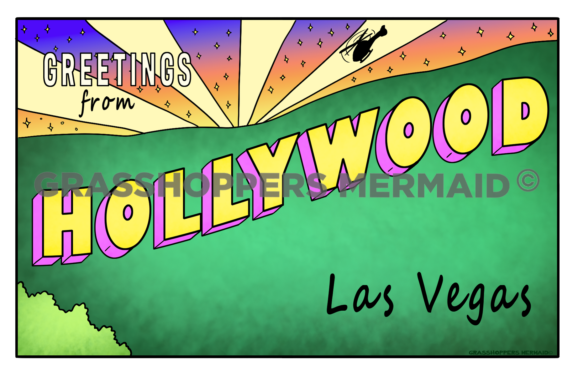 Hollywood Postcard