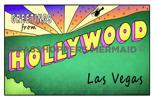 Hollywood Postcard