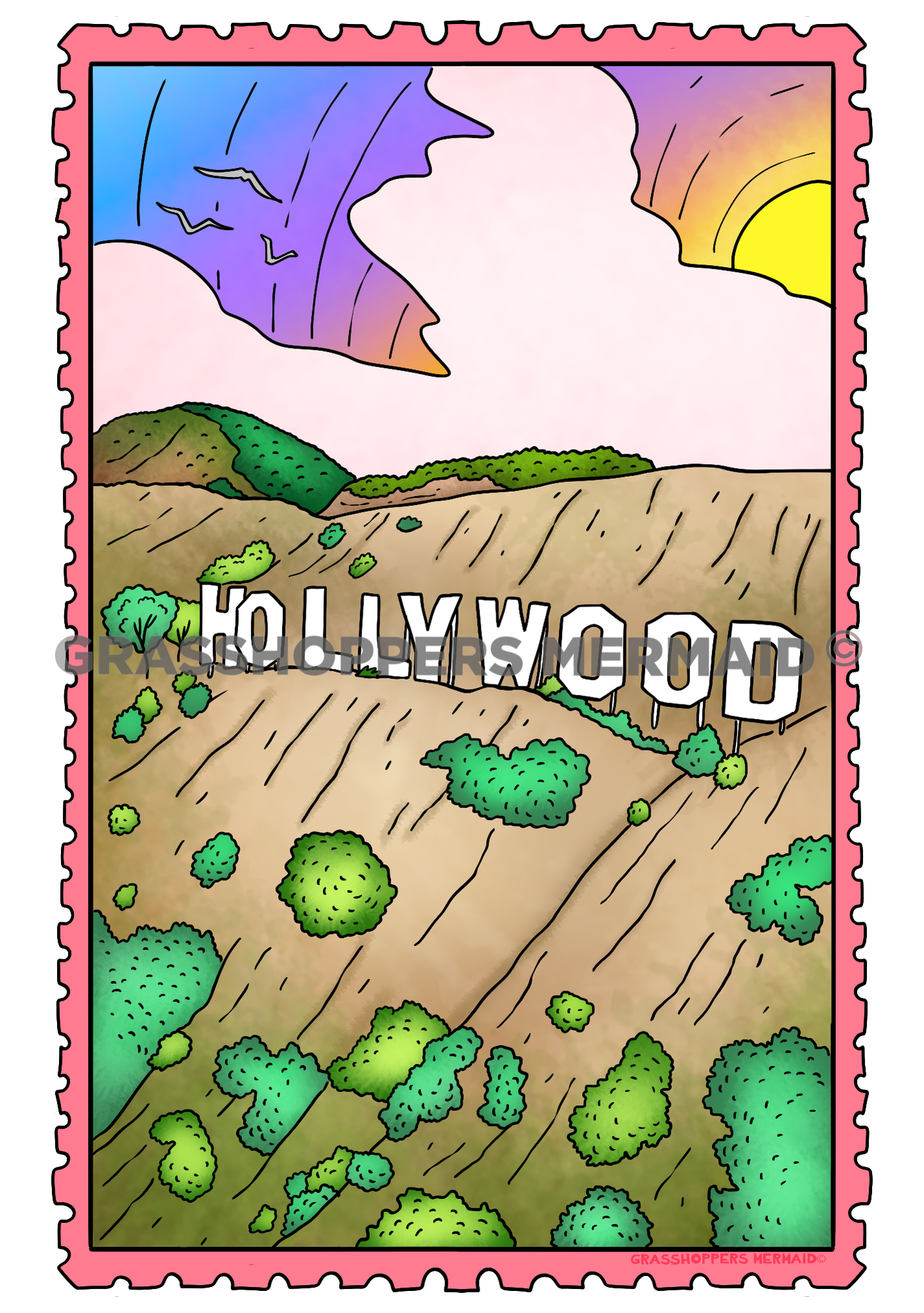 Hollywood Stamp